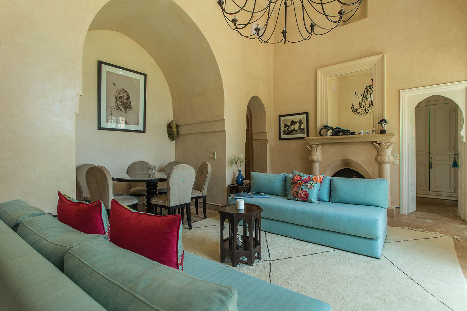 Salon villa AKHDAR Marrakech