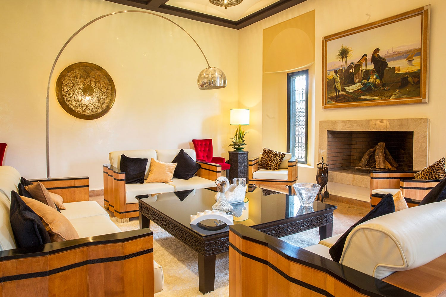 Salon villa TIKA Marrakech