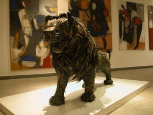 Lahcen Iwi Sculpture de pneus 3