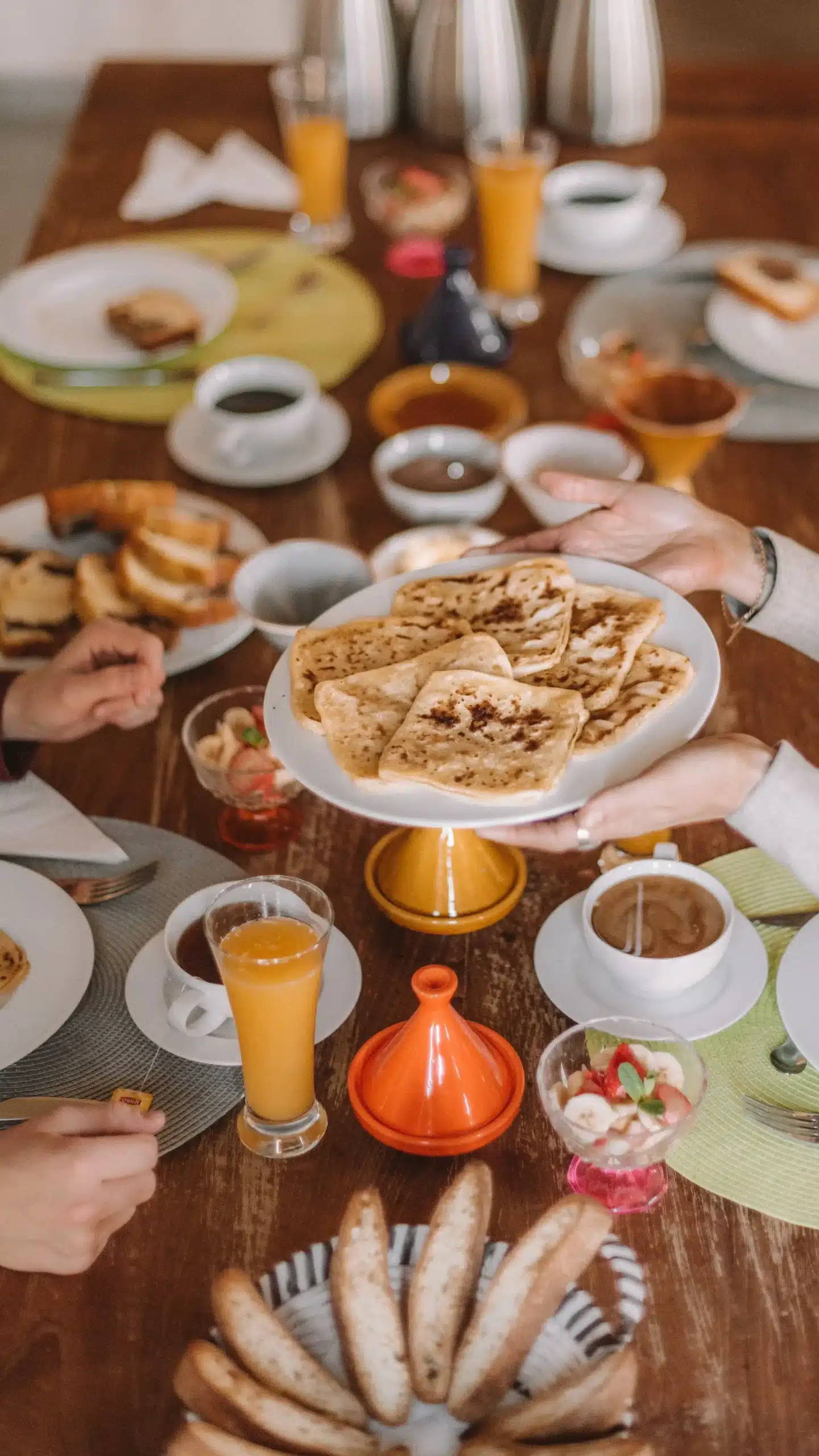 Petit-déjeuner traditionnel Villa Akhdar 18
