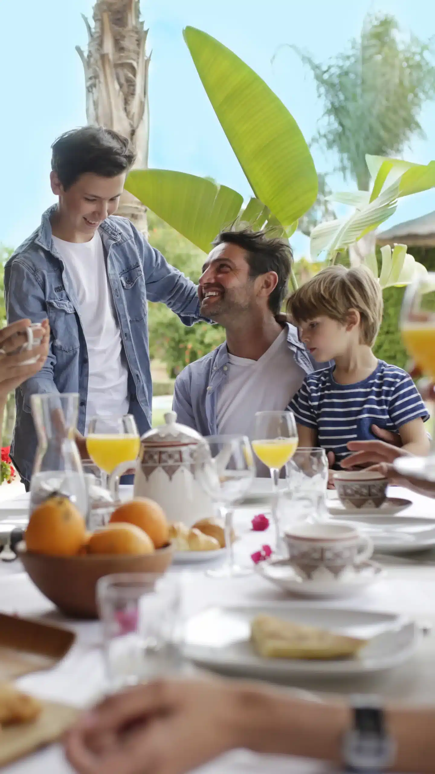 Petit-déjeuner à la Villa Zitouna